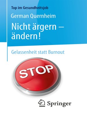 cover image of Nicht ärgern--ändern!